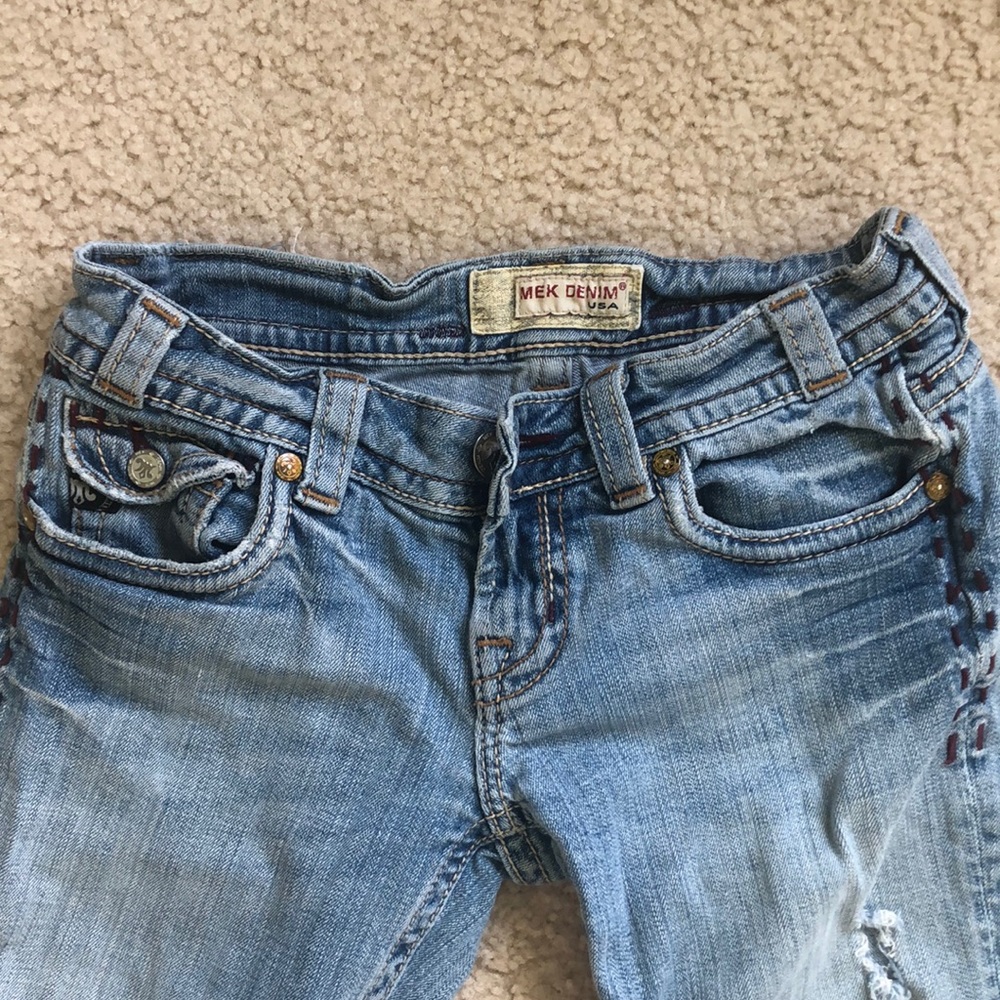 Mek Denim light wash straight jean